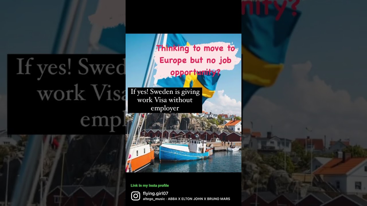 Sweden work Visa