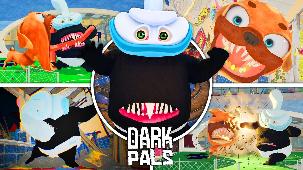 Dark Pals: The 1st Floor - All Jumpscares + All Bosses (Full Bright Mode)