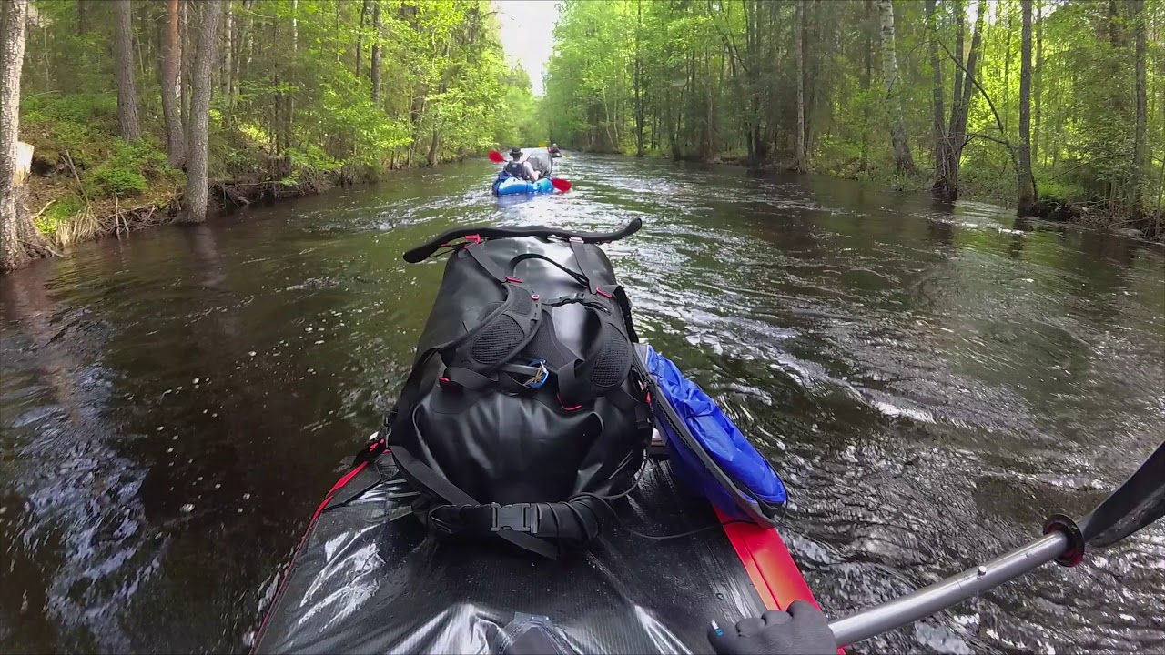 Oravan reitin packraft melonta 25-26.5.2018