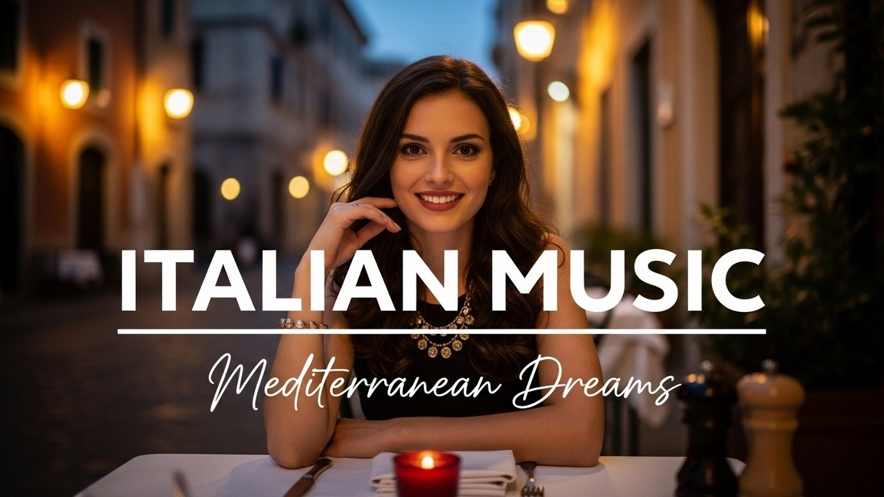 🎶 Italian Vibes & Mediterranean Music 🎶 Scenic Amalfi Coast & Lake Como Soft Calm Environment