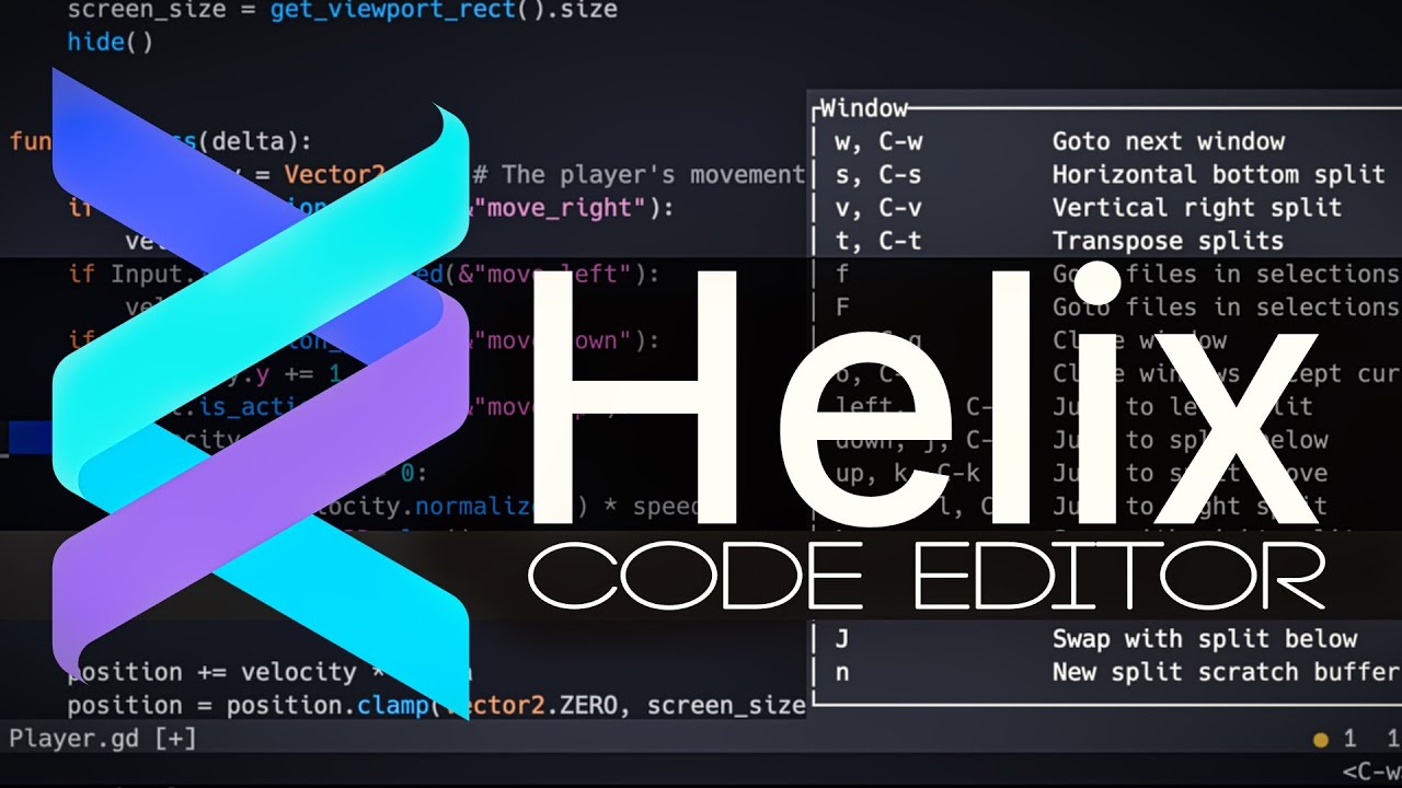 Редактор кода Helix - Vi для простых смертных!