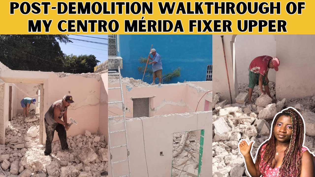 Обзор объекта недвижимости Centro Merida, требующего ремонта после сноса (Clarity Walkthrough).