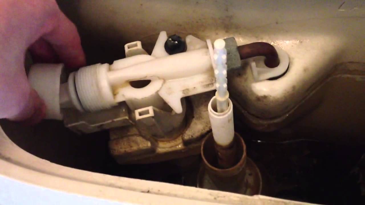 Vlotter toilet membraan vervangen (WISA Sphinx toilet)