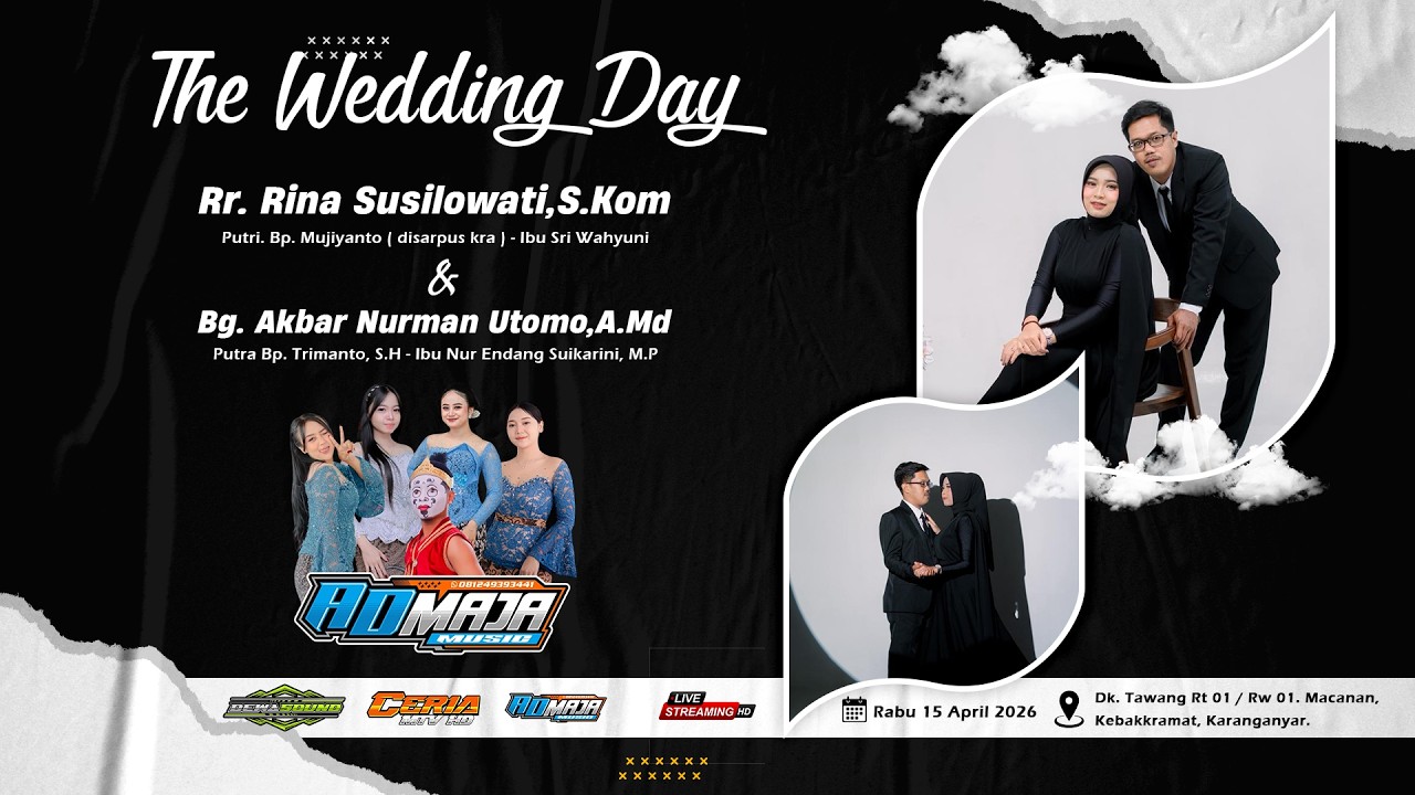 🔴📡LIVE CS.  ADMAJA MUSIC   ||  THE WEDDING RINA & AKBAR  ||  DEWA PRO AUDIO  ||  CERIA MTV HD