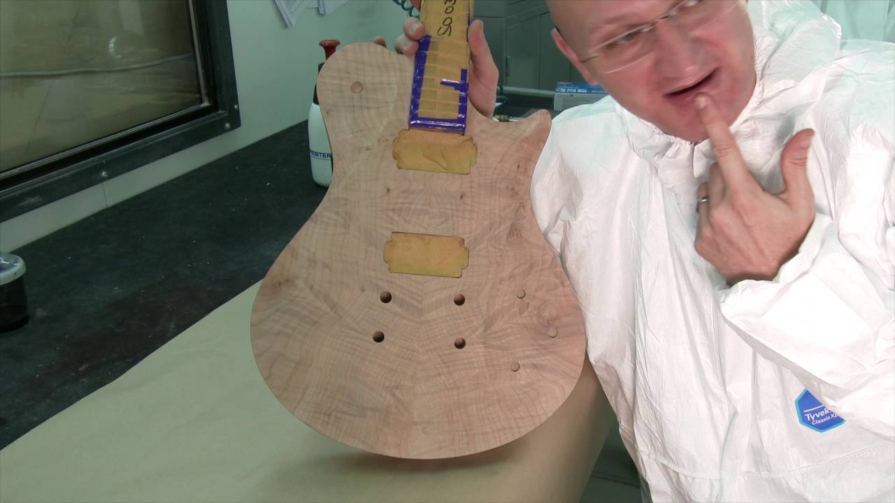 Henning's Framus Panthera II - Bleaching the body (Part 1)