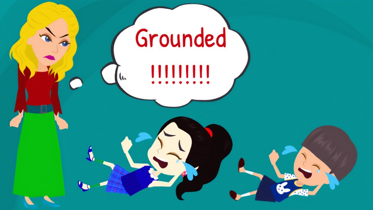 Mina and Max Run away From Being Grounded by their mom .... / Grounded / Mina English