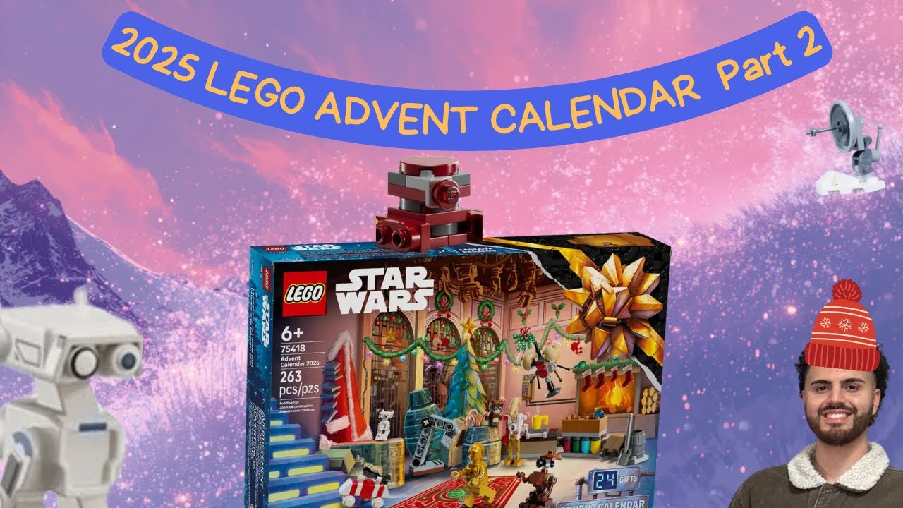Распаковка рождественского набора Lego Star Wars, часть 2 (дни 8-18)