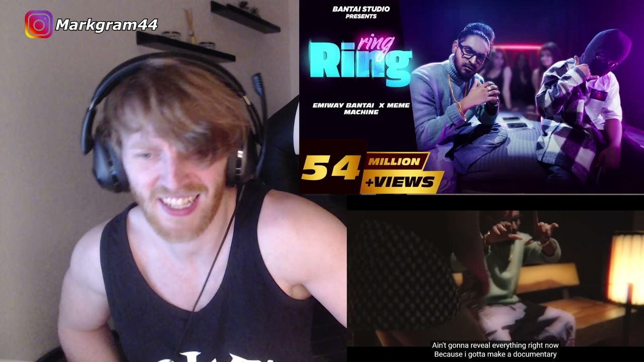 EMIWAY - RING RING ft. MEME MACHINE (OFFICIAL MUSIC VIDEO) - (REACTION By Foreigner)