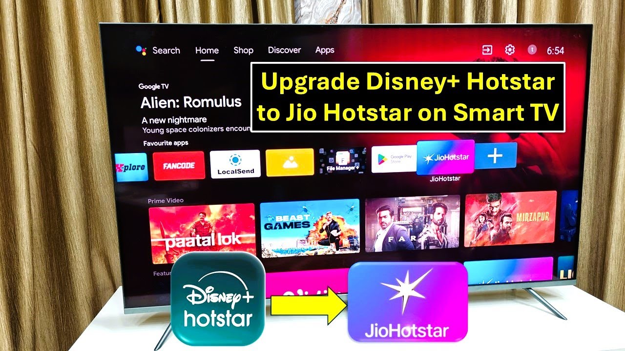 How to Upgrade Disney+ Hotstar to Jio Hotstar on Smart TV