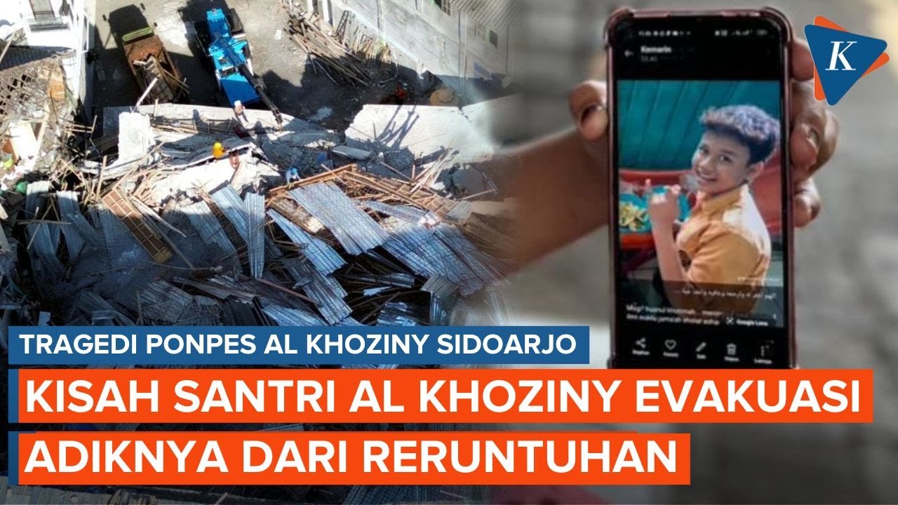 Kisah Santri Evakuasi Sendiri Adiknya dari Reruntuhan Saat Tragedi Ponpes Al Khoziny