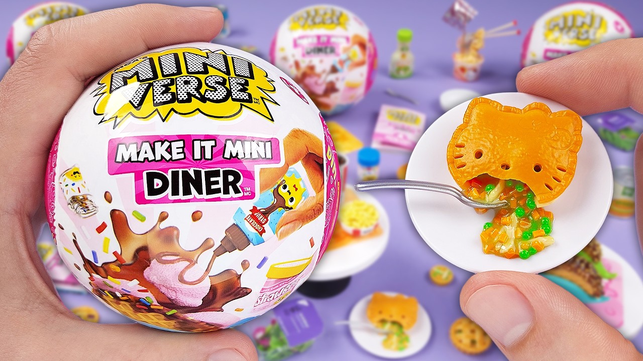 Opening & Making The MiniVerse Diner Series 4 - But My Way!