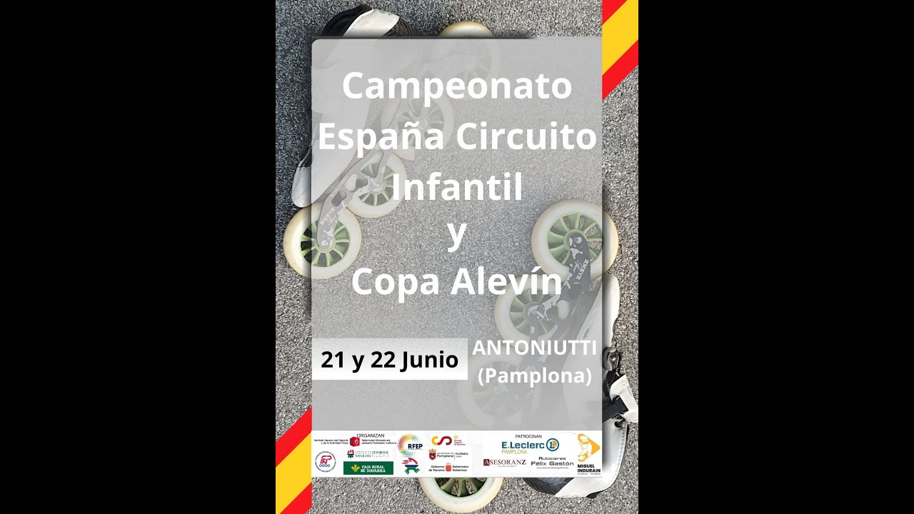 Sábado tarde. Campeonato de España Infantil y Copa de España Alevín Circuito