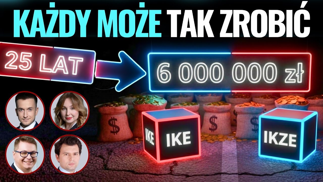 Jak zgromadzić 6 mln zł na emeryturę przez IKE i IKZE?