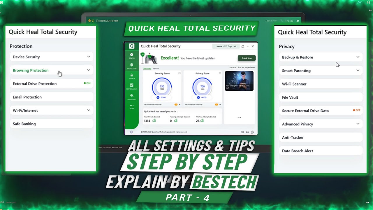 Quick Heal Total Security | Улучшение производительности ПК и ноутбука | Руководство Bestech