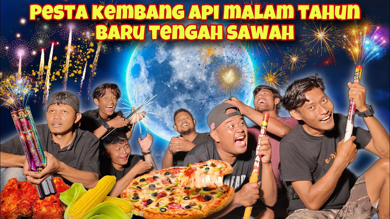 PESTA KEMBANG API MALAM TAHUN BARU BIKIN LANGIT BERGETAR