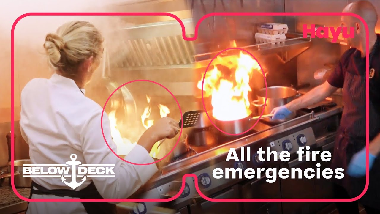 Every time the yacht almost burned down 🚨🔥 | Compilation | Below Deck
