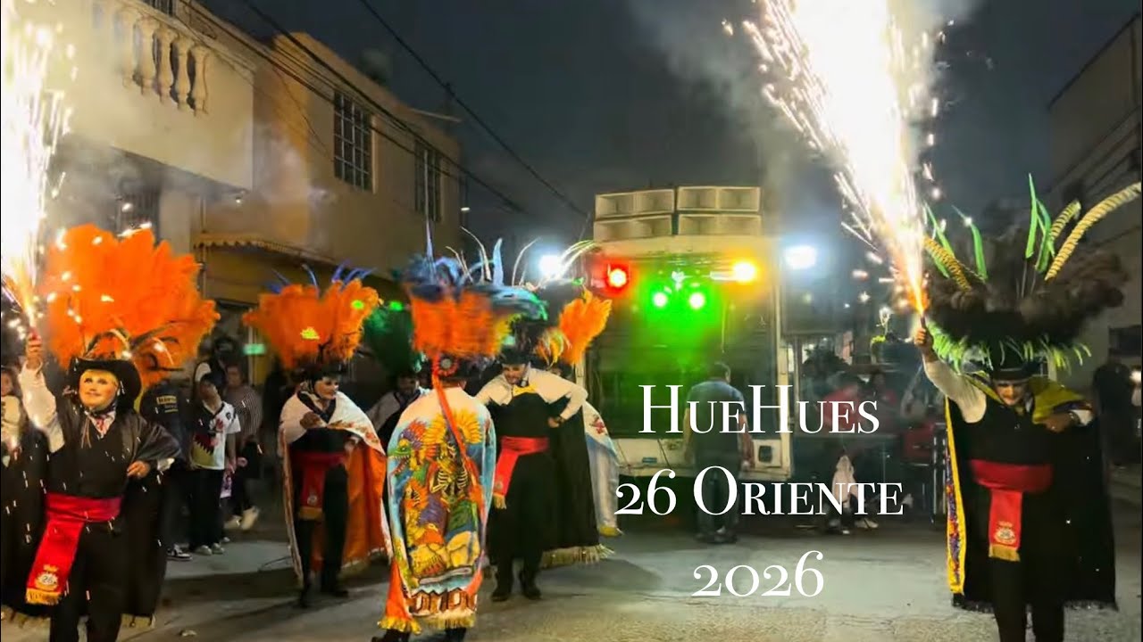 🎊🎭Huehues Cuadrilla 26 Oriente Lunes de Carnaval 2026🎭🎊 