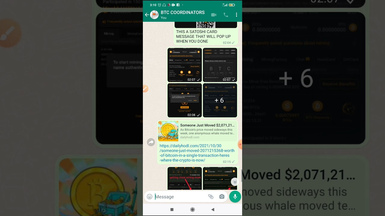 Withdrawal Proof of BTC from satoshi BTCs app Platform into trust wallet 2021 and 2022