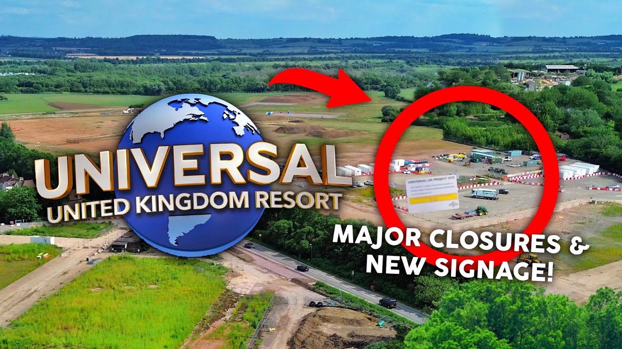 Universal UK: NEW Signage & MAJOR Closures! 