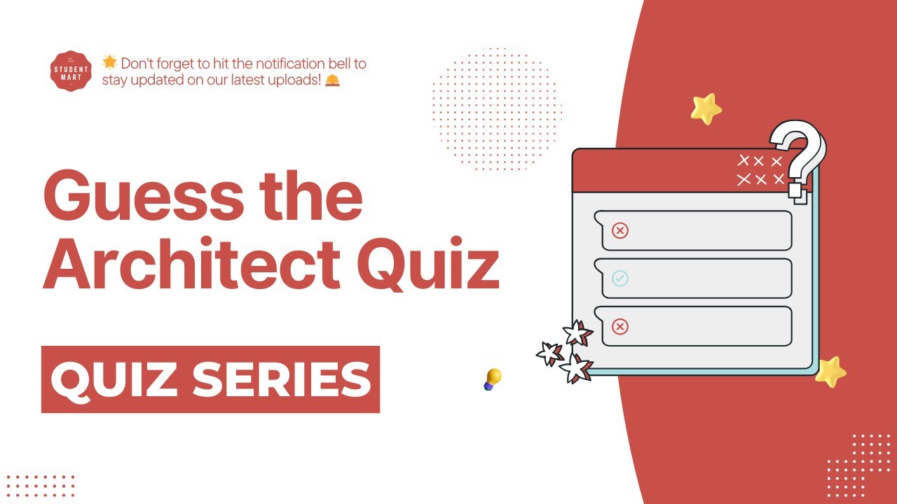 Guess the Architect : Famous Structures Quiz - Test Your Knowledge! | NATA | B.Arch