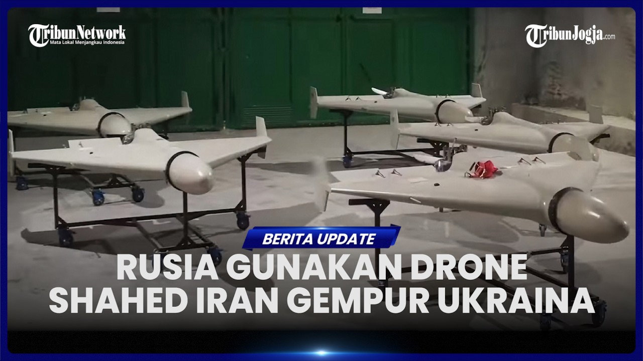 DRONE SHAHED BUATAN IRAN BOMBARDIR UKRAINA, F 16 & SENAPAN BUATAN AS KEREPOTAN MENGHADAPI
