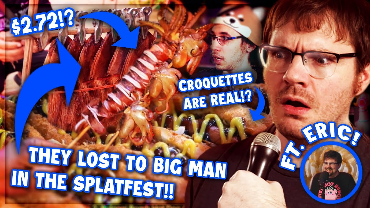 3 Hungry Gamers SCREAM at Asian Street Food Videos | GigaFoodies #2