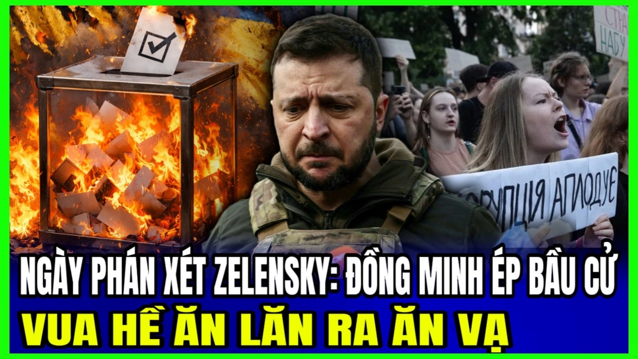 Ngày Phán Xét Zelensky: Đồng Minh Ép Bầu Cử - Vua Hề Lại Chí Phèo | Luận Đàm
