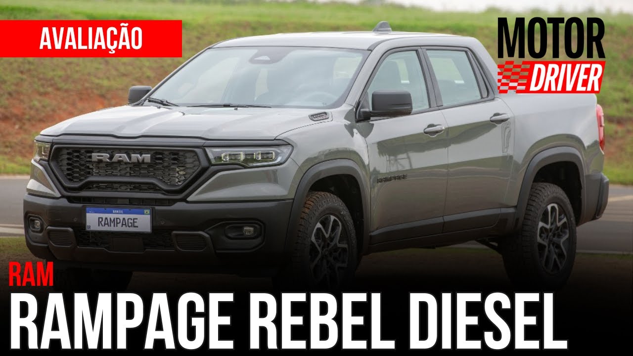 Com o novo motor diesel, a RAM Rampage Rebel, ficou mais potente, economica e silenciosa