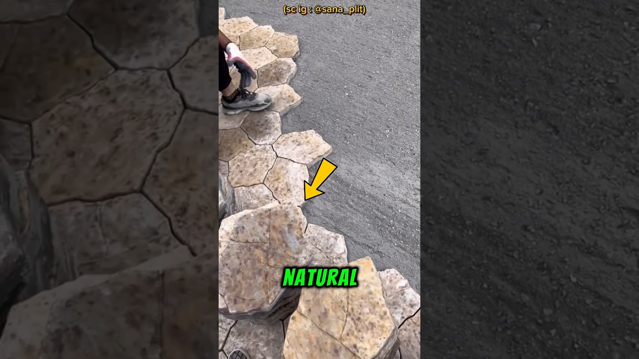 Stone designed to look like natural stone💥☝️#shorts #interestingfacts #uniquefacts #technology
