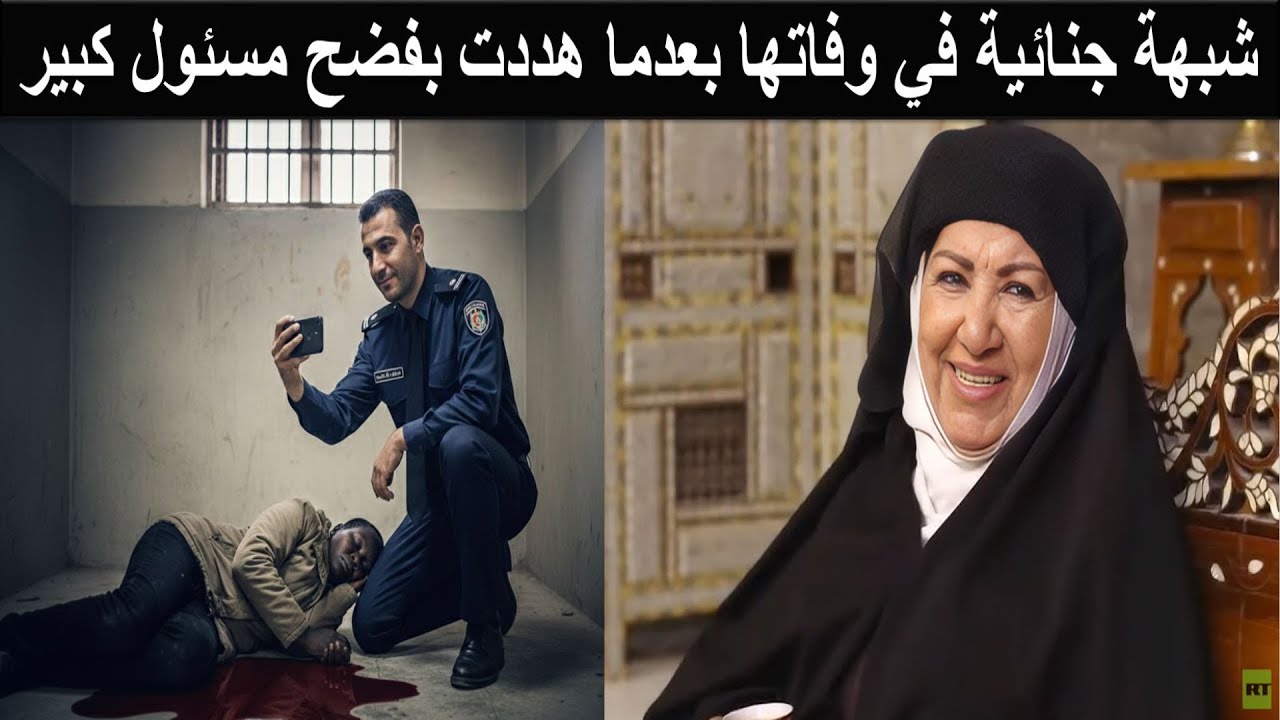 انتحار فيكي اجوك خادمة الفنانة السورية هدى شعراوي في السجن وضابط سوري يلتقط سيلفي مع جثمانها