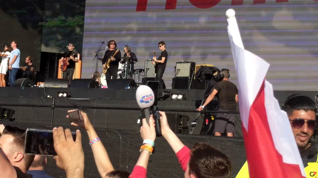 Three Lions - The Lightning Seeds - Hyde Park London.