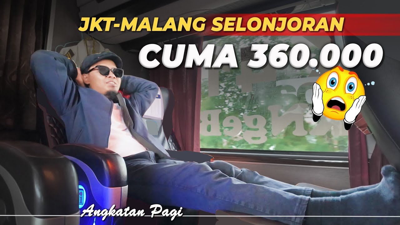 𝗪𝗢𝗪.. 𝗠𝗨𝗥𝗔𝗛 & 𝗡𝗬𝗔𝗠𝗔𝗡 𝗟𝗨𝗔𝗥 𝗗𝗔𝗟𝗔𝗠 ‼️ Bus Pagi Jakarta Malang Scania Double Decker | PO Rosalia Indah