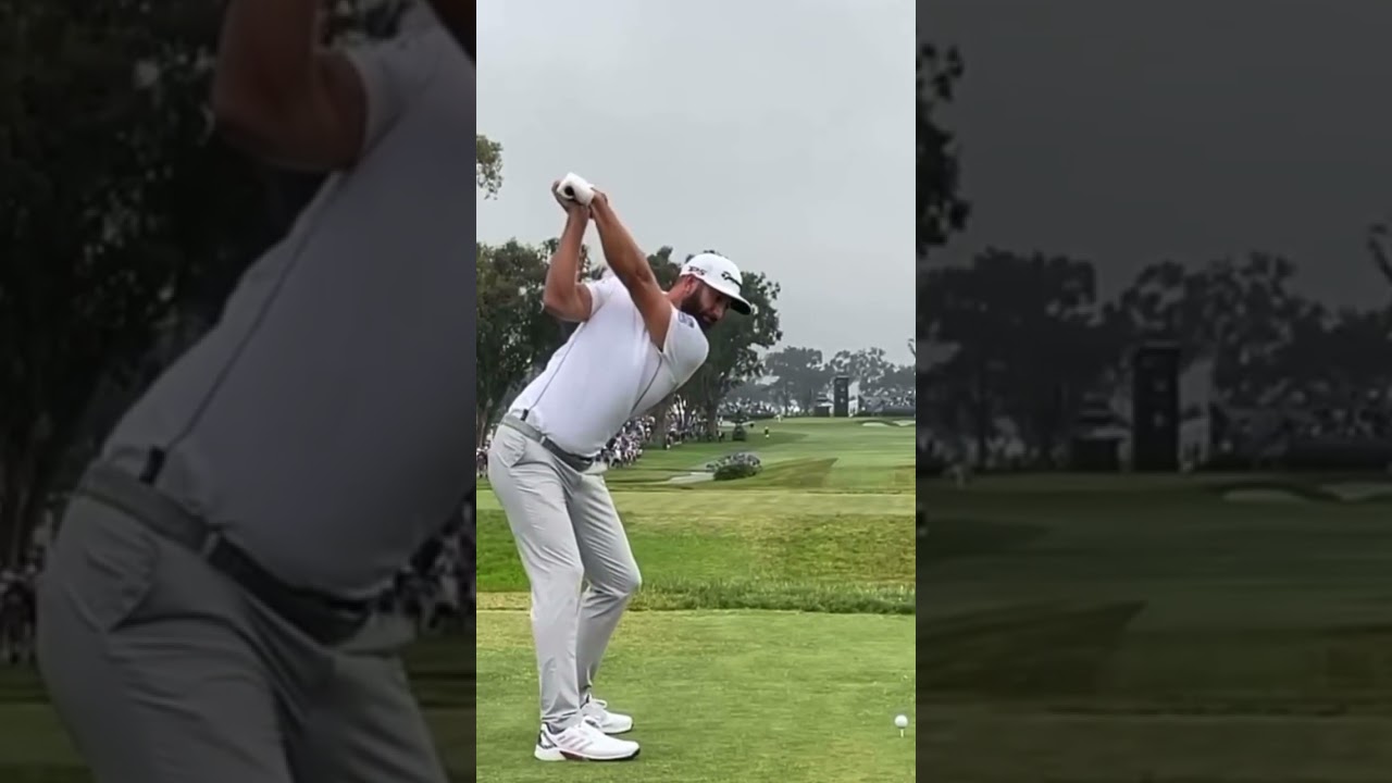 Dustin Johnson Slow Motion Driver Swing