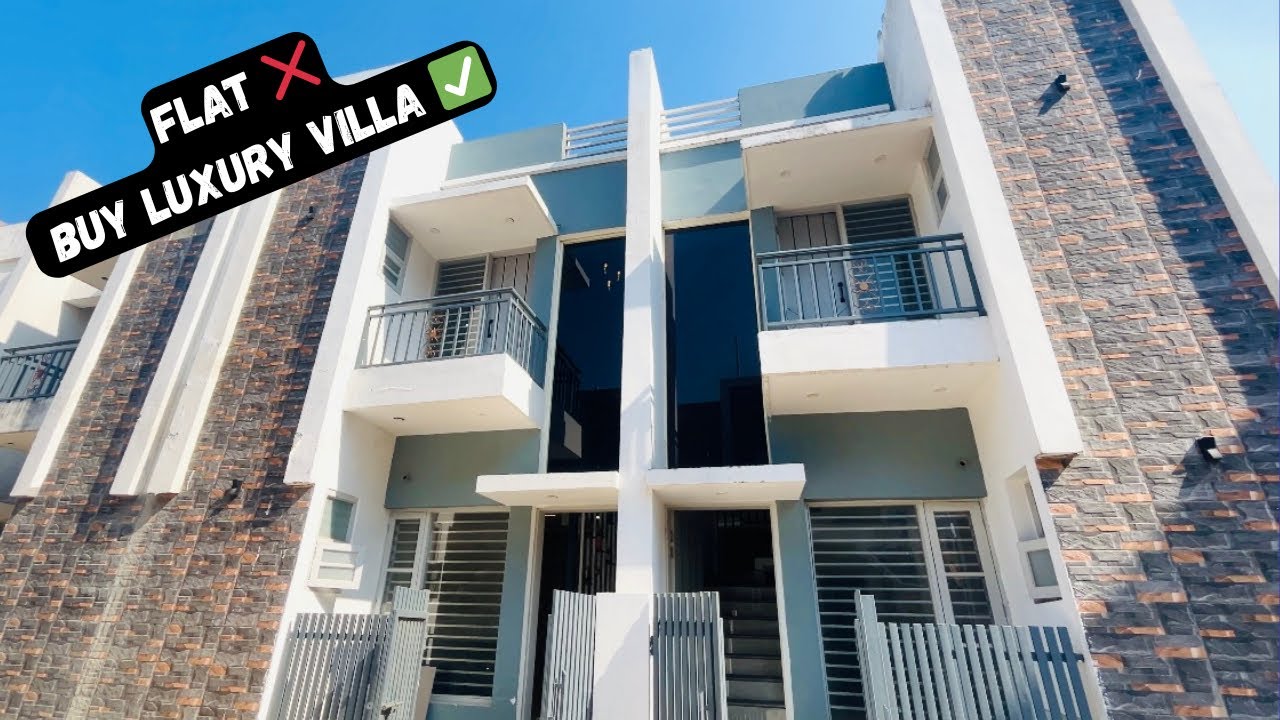 फ्लैट जितने Price में शानदार Duplex Villa Modern Design के साथ 
