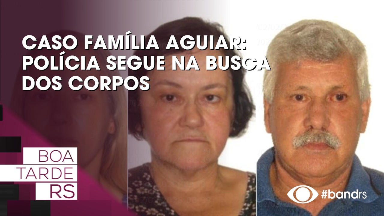 Caso família Aguiar: Polícia segue na busca dos corpos