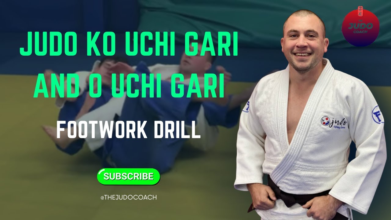 Judo Ko Uchi Gari and O Uchi Gari - Footwork drill