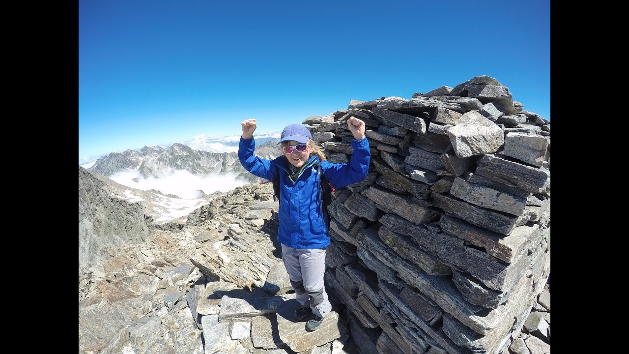 Ascension du Rocher Blanc (2928m) - Lily 9 ans - Aout 2016