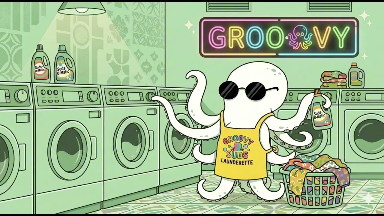 Laundry Day Vibes 🧺 | Relaxing Groove & Jazzhop Mix for Study/Work/Focus