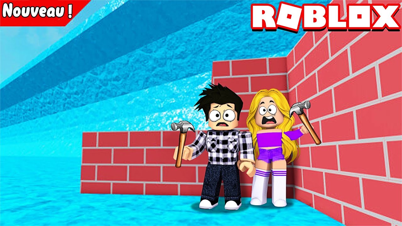 Construisez Une Maison Et Défendez-vous Contre Le Tsunami ! - Roblox Build to Survive the Tsunami 🌊