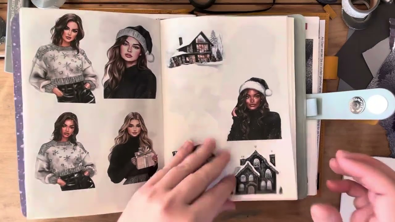4. Advent / letzte weihnachtliche Wochendeko im Hobonichi