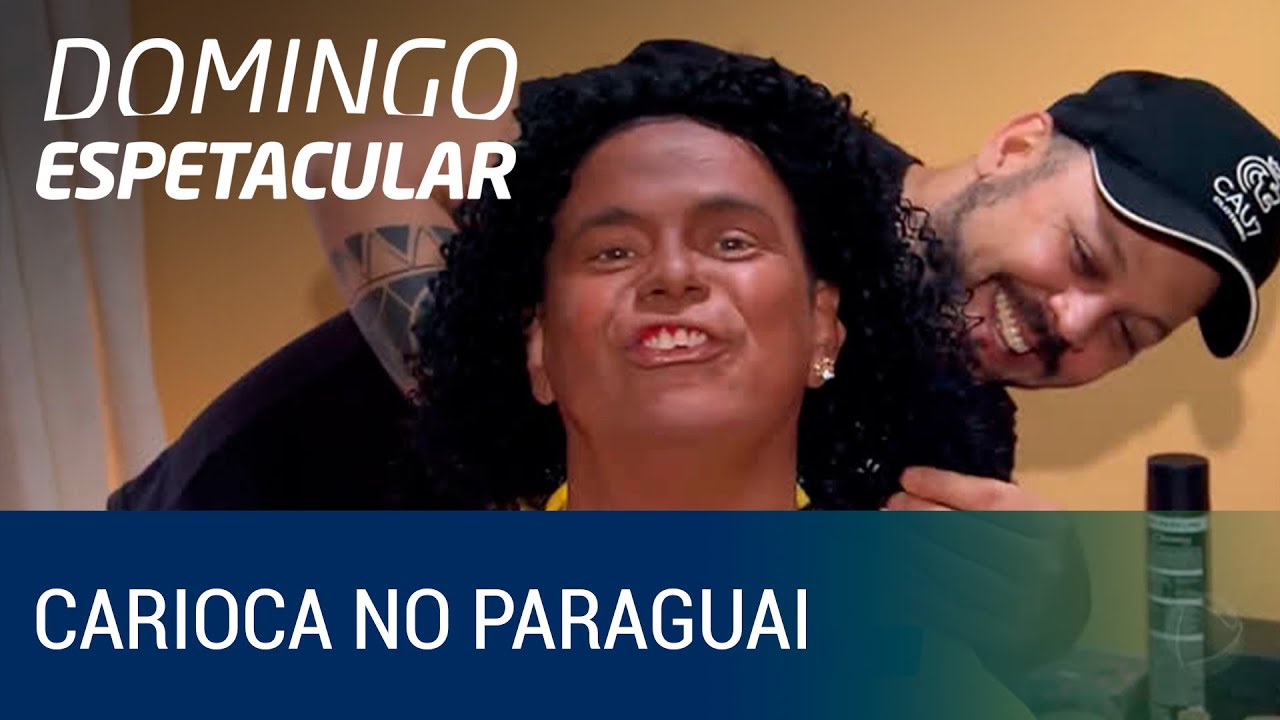 Humorista Carioca se veste de Ronaldinho Gaúcho e vai ao Paraguai