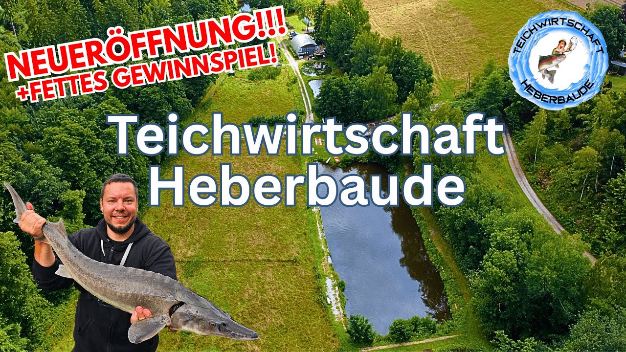 Neuer&ouml;ffnung Teichwirtschaft Heberbaude &ndash; Forellenangeln im Sommer & 25kg Teichbesatz zu gewinnen! 🎁