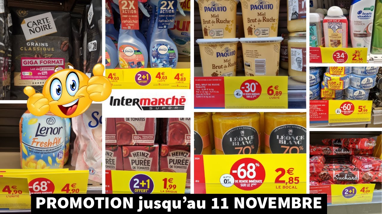📢 INTERMARCHÉ 😇  PROMOTION du 7 NOVEMBRE 2024 #bonplan #promotion 🎉 #intermarché #promotion #promo