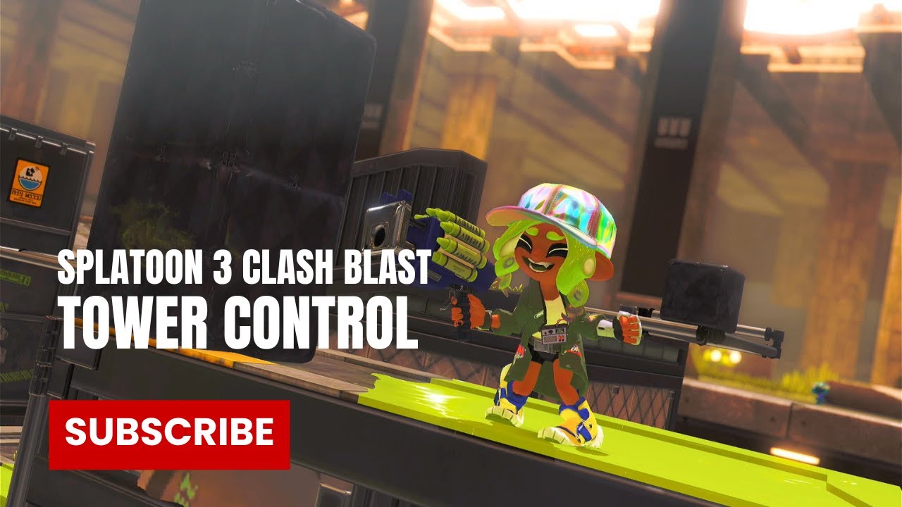 Splatoon 3 Gameplay: Clash Blaster/Tower Control