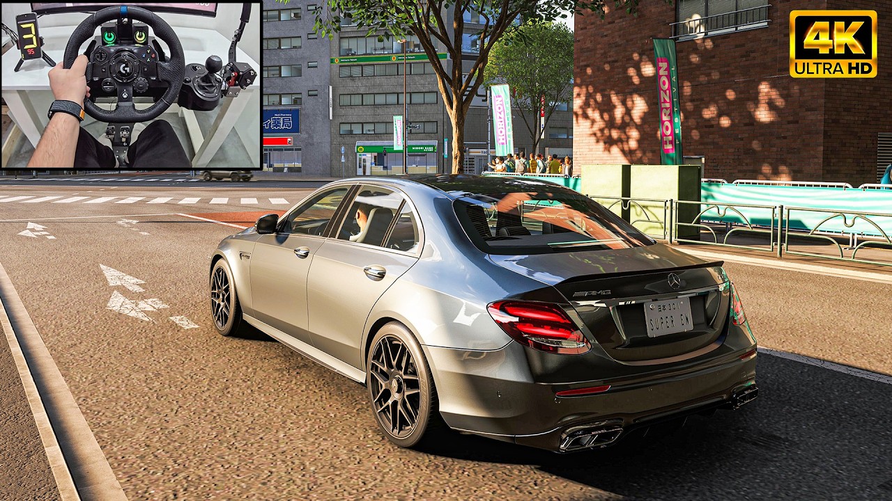 Mercedes-AMG E63 S - Forza Horizon 6 | Logitech G923 Steering Wheel