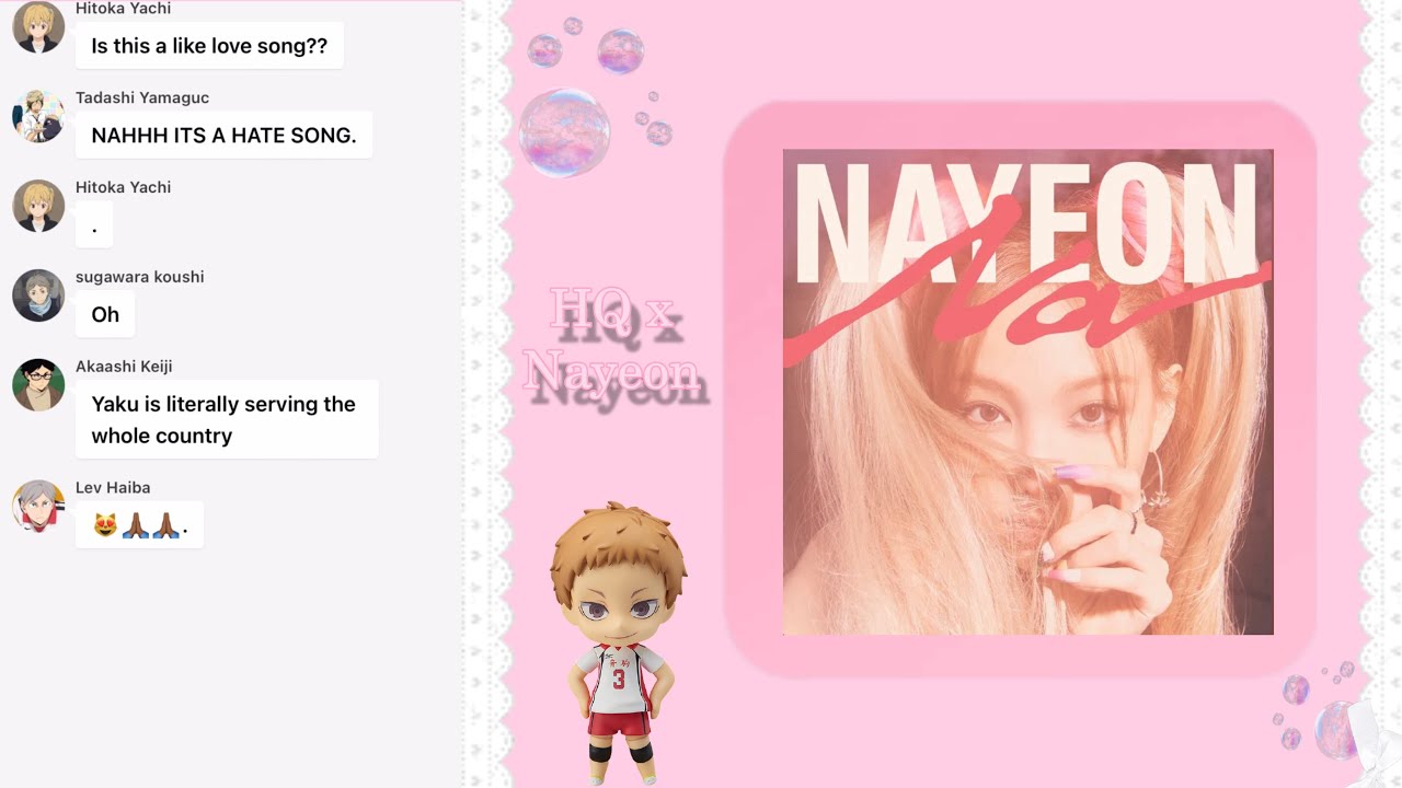 ABCD - Nayeon || Haikyuu x kpop