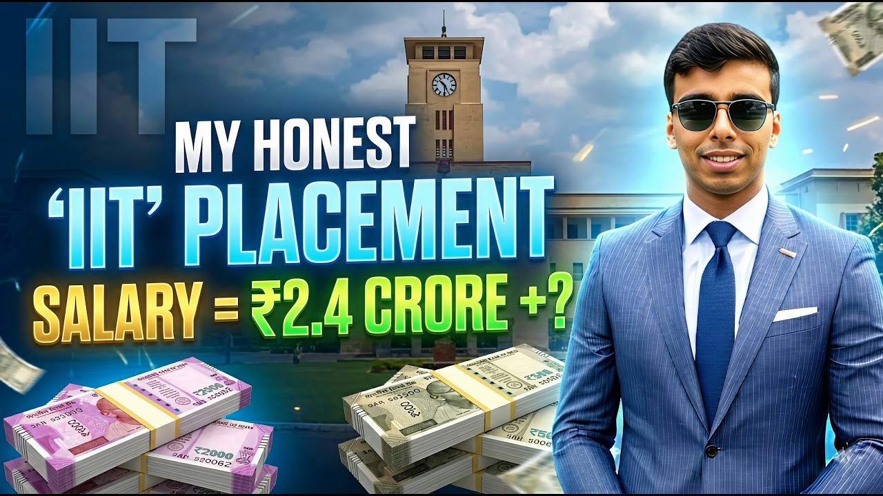 My Honest IIT Placement Journey 😱🔥 My Salary After IIT REVEALED 🔥 IITians Salary Per Month in India