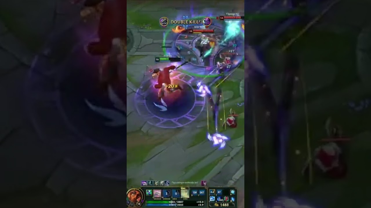 Nasus One Shot 5v1 League of Legends Shorts #shorts
