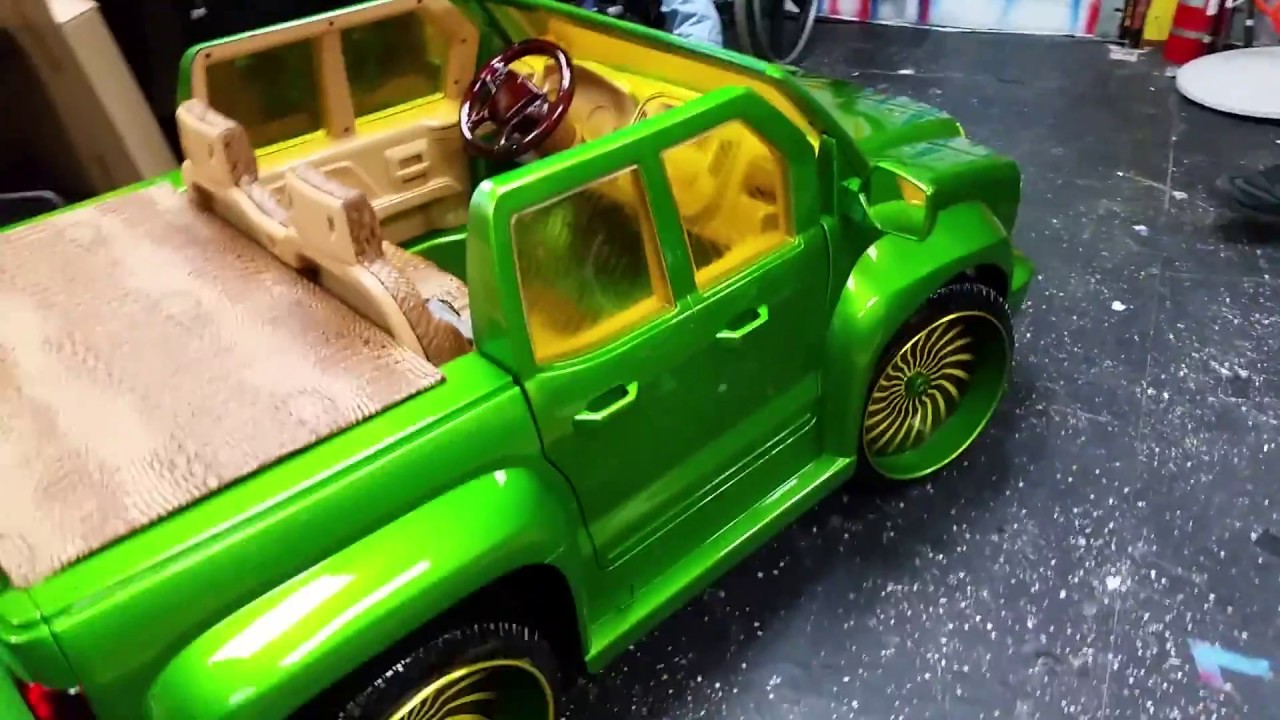 Custom Chevy power wheel