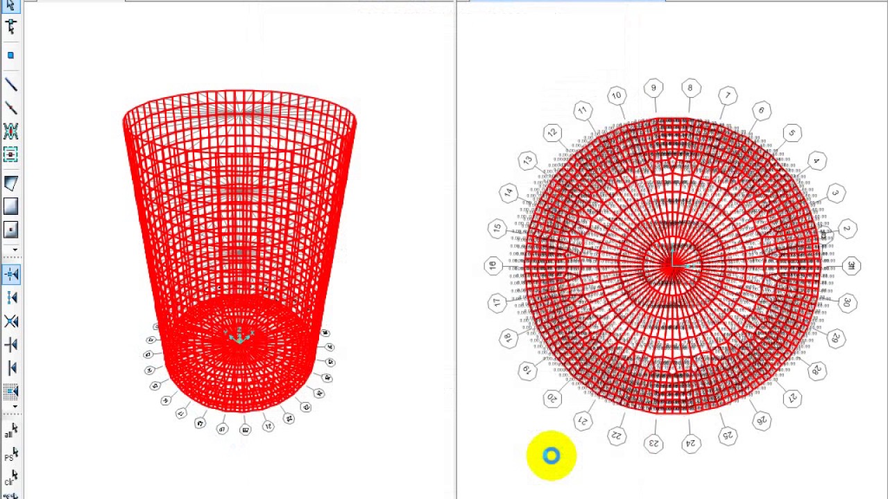 Mohammad aljawhary   Cylindrical Water Tank + Domes + Shells using SAP2000